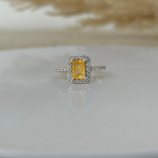 Radiant Prosperity- Citrine in Silver