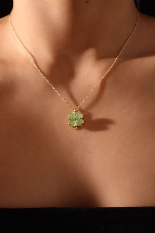925 Silver Natural Jade Necklace